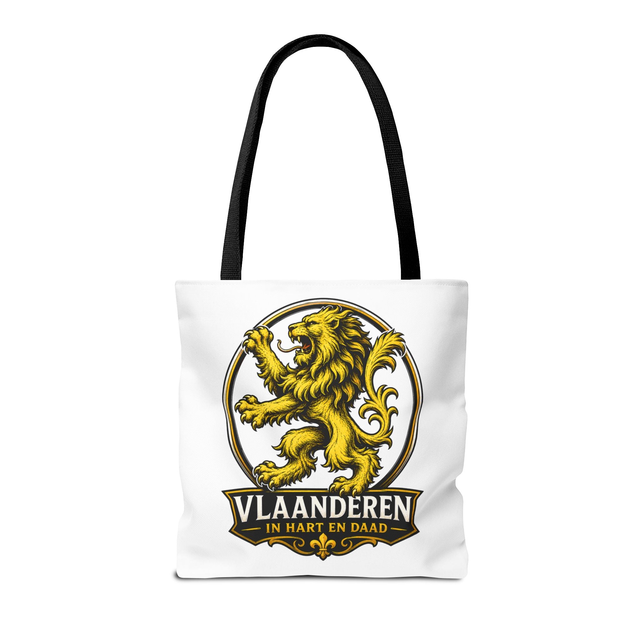 Premium Vlaamse Leeuw Tote Bag (AOP) | VlaamseKracht®