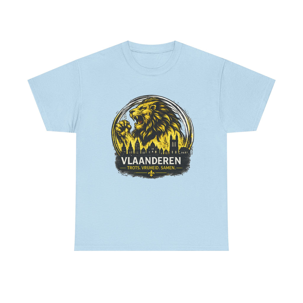 Premium Vlaamse Leeuw Vlaanderen T-Shirt – In Hart en Daad | VlaamseKracht®