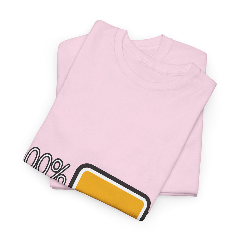 100% Kracht Unisex T-shirt | Volle Batterij | VlaamseKracht®