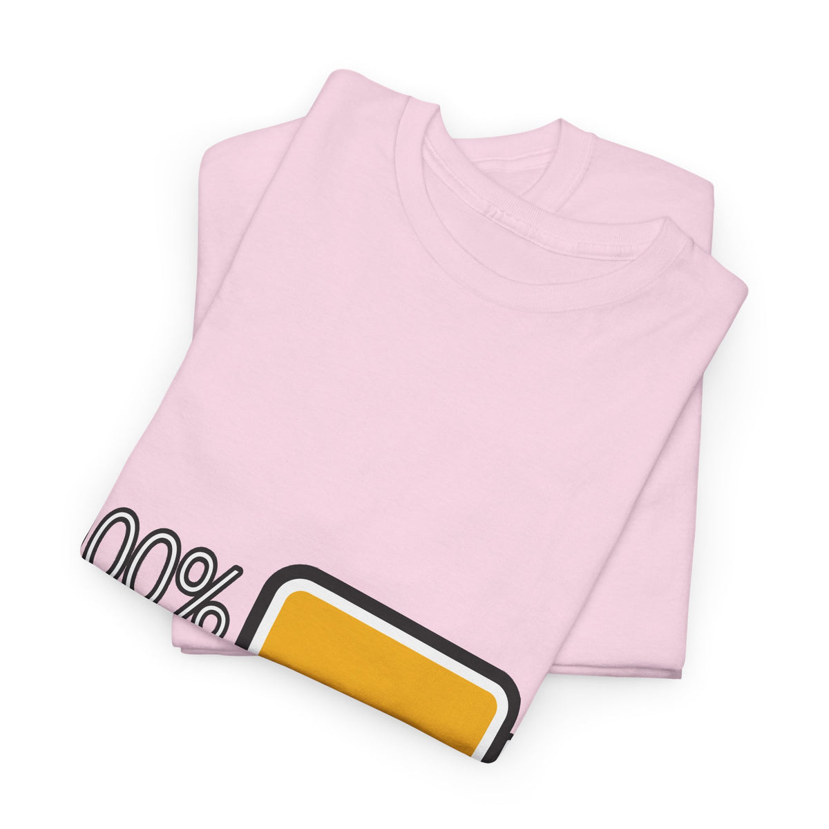 100% Kracht Unisex T-shirt | Volle Batterij | VlaamseKracht®