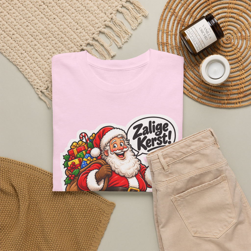 ZALIGE KERST! Unisex T-shirt | De Kerstman | VlaamseKracht®