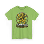 Premium Vlaamse Leeuw Vlaanderen Color Edition T-Shirt | In Hart en Daad | Unisex  | VlaamseKracht®