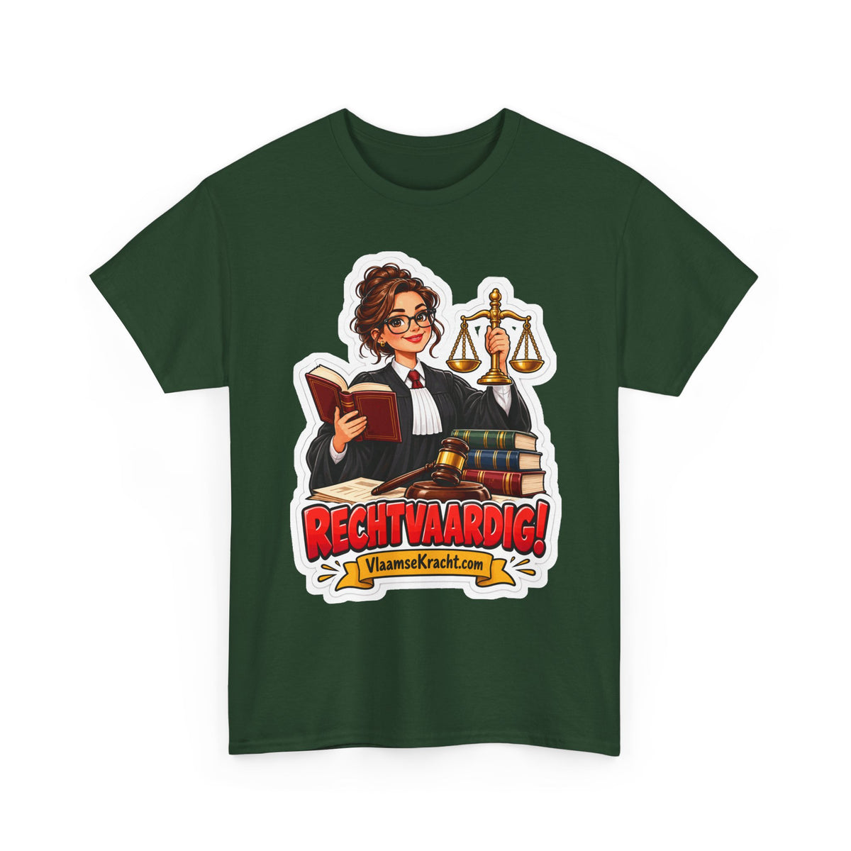 RECHTVAARDIG! Unisex T-shirt | De Advocaat | VlaamseKracht®