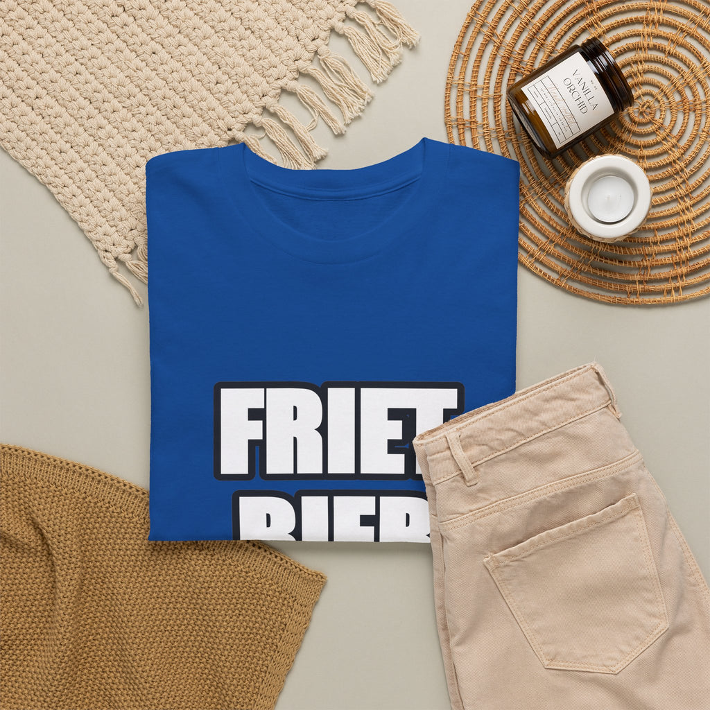 FRIET · BIER · CHOCOLADE Unisex T-shirt | Belgisch Trots | VlaamseKracht®