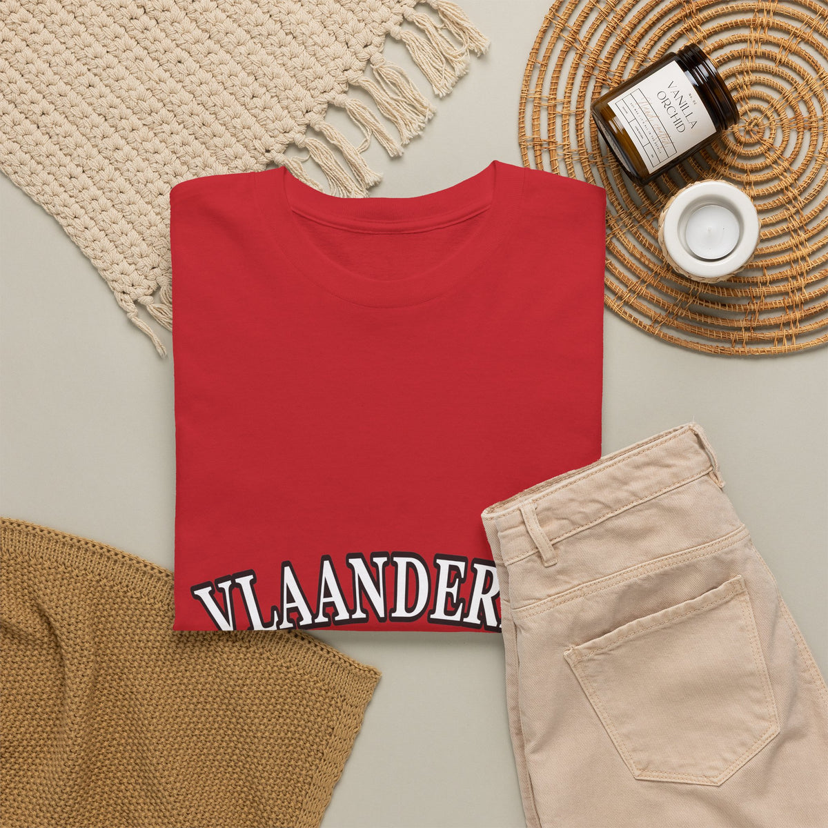 VLAANDEREN Unisex T-shirt | Vlaamse Trots | VlaamseKracht®