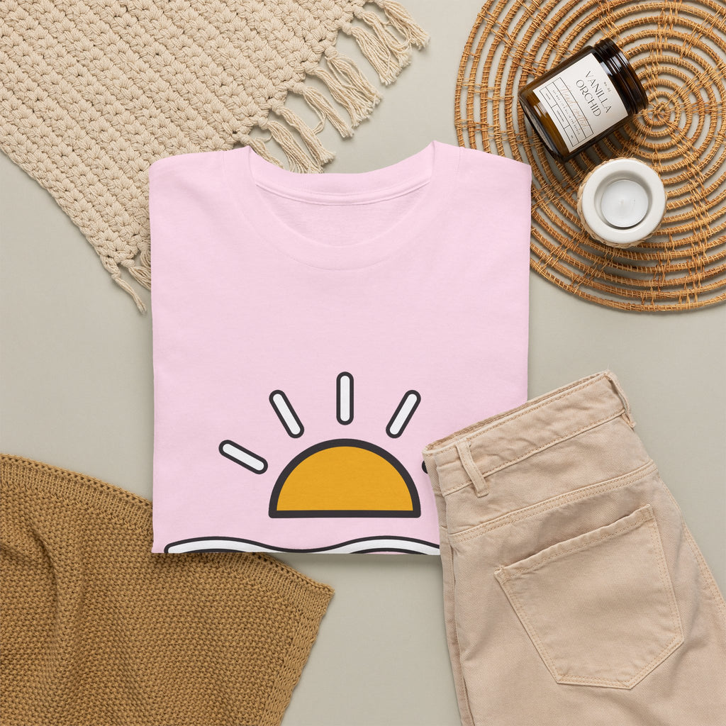 Oostende Zon & Golven Unisex T-shirt | Kust | VlaamseKracht®