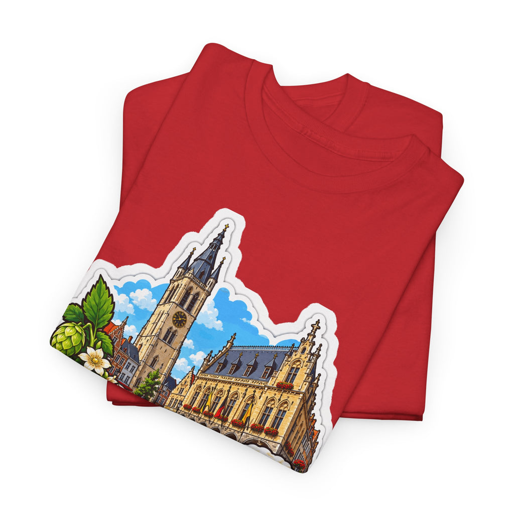POPERINGE Unisex T-shirt | Vlaamse Stad | VlaamseKracht®
