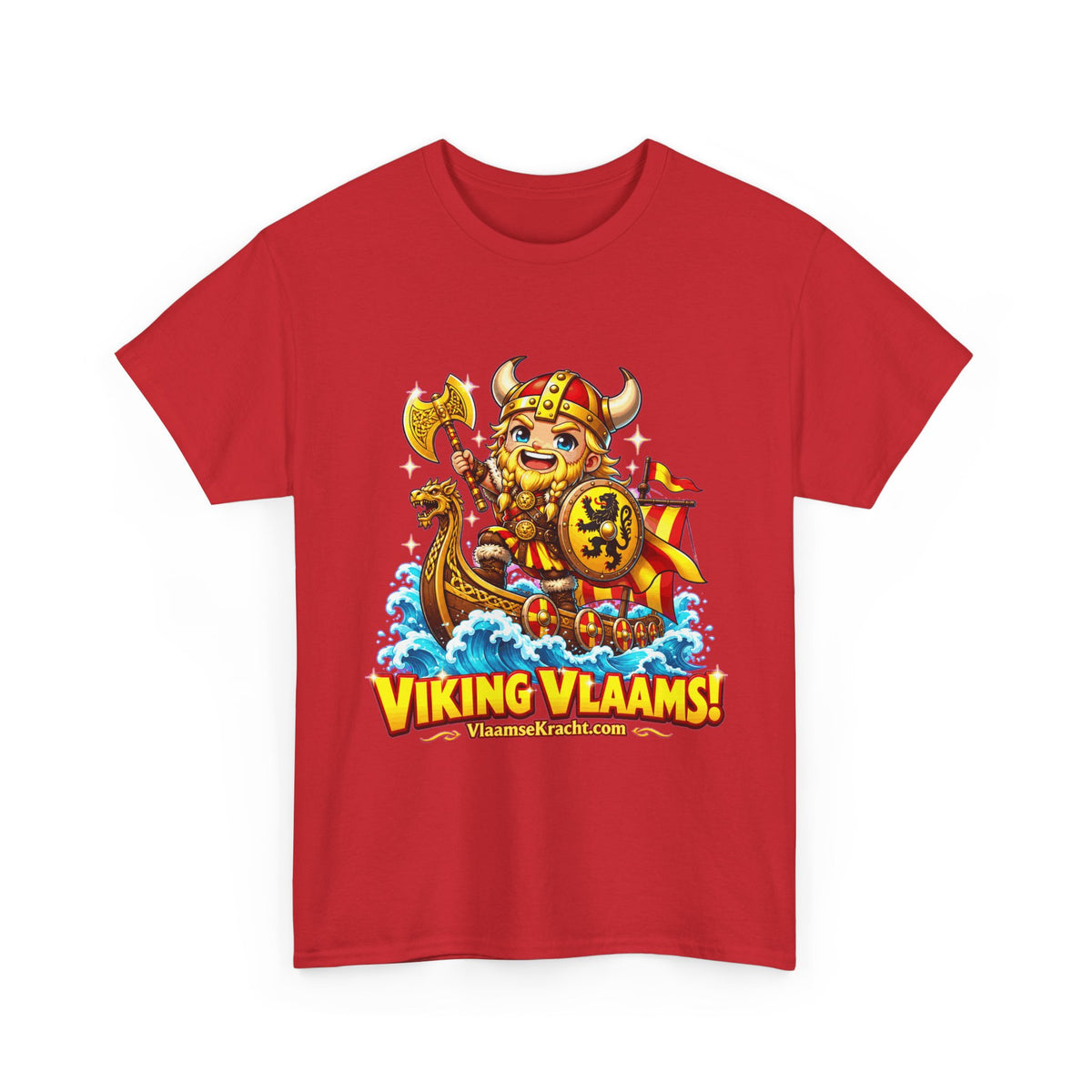 VIKING VLAAMS! Unisex T-shirt | Chibi | VlaamseKracht®