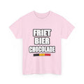 FRIET · BIER · CHOCOLADE Unisex T-shirt | Belgisch Trots | VlaamseKracht®