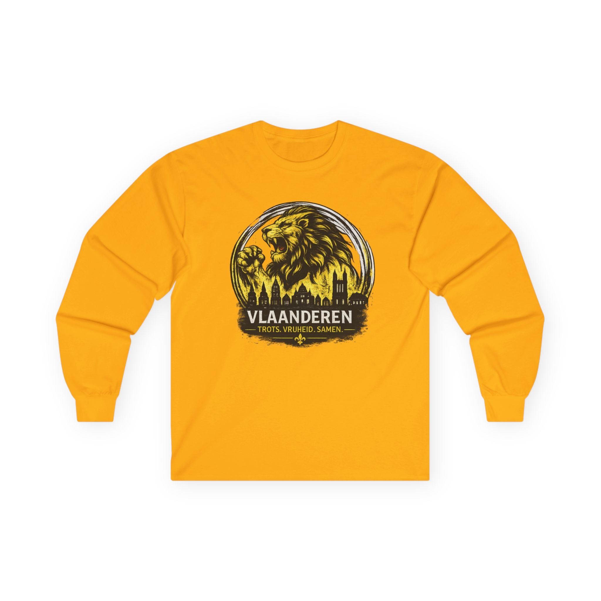Vlaanderen Lion Crest Long Sleeve Tee