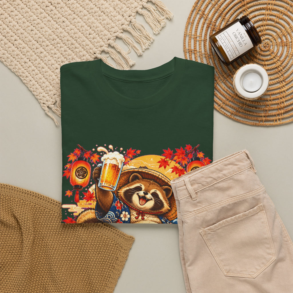 TANUKI PROOST! Unisex T-shirt | Japans | VlaamseKracht®