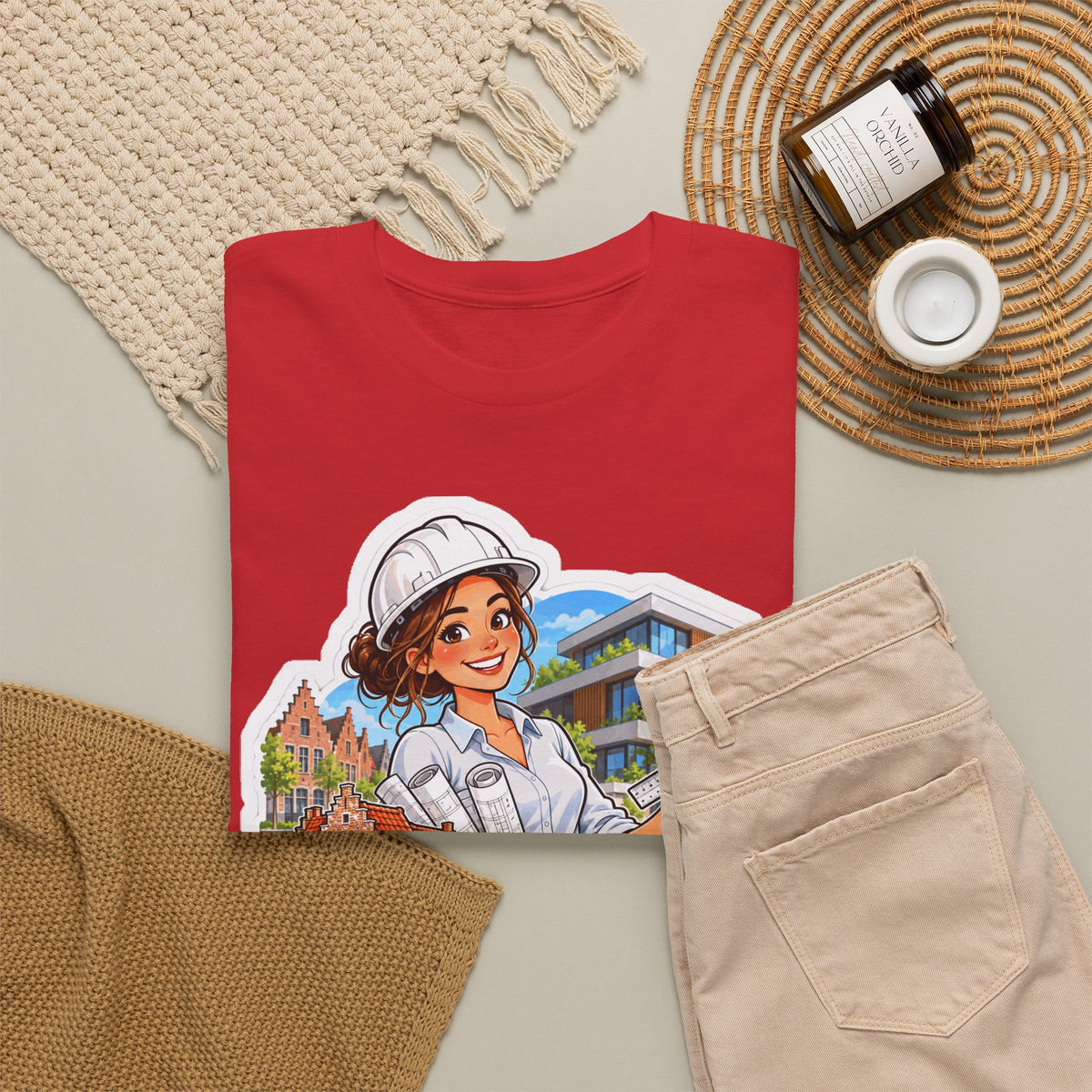 PLANNEN WORDEN REALITEIT! Unisex T-shirt | De Architect | VlaamseKracht®