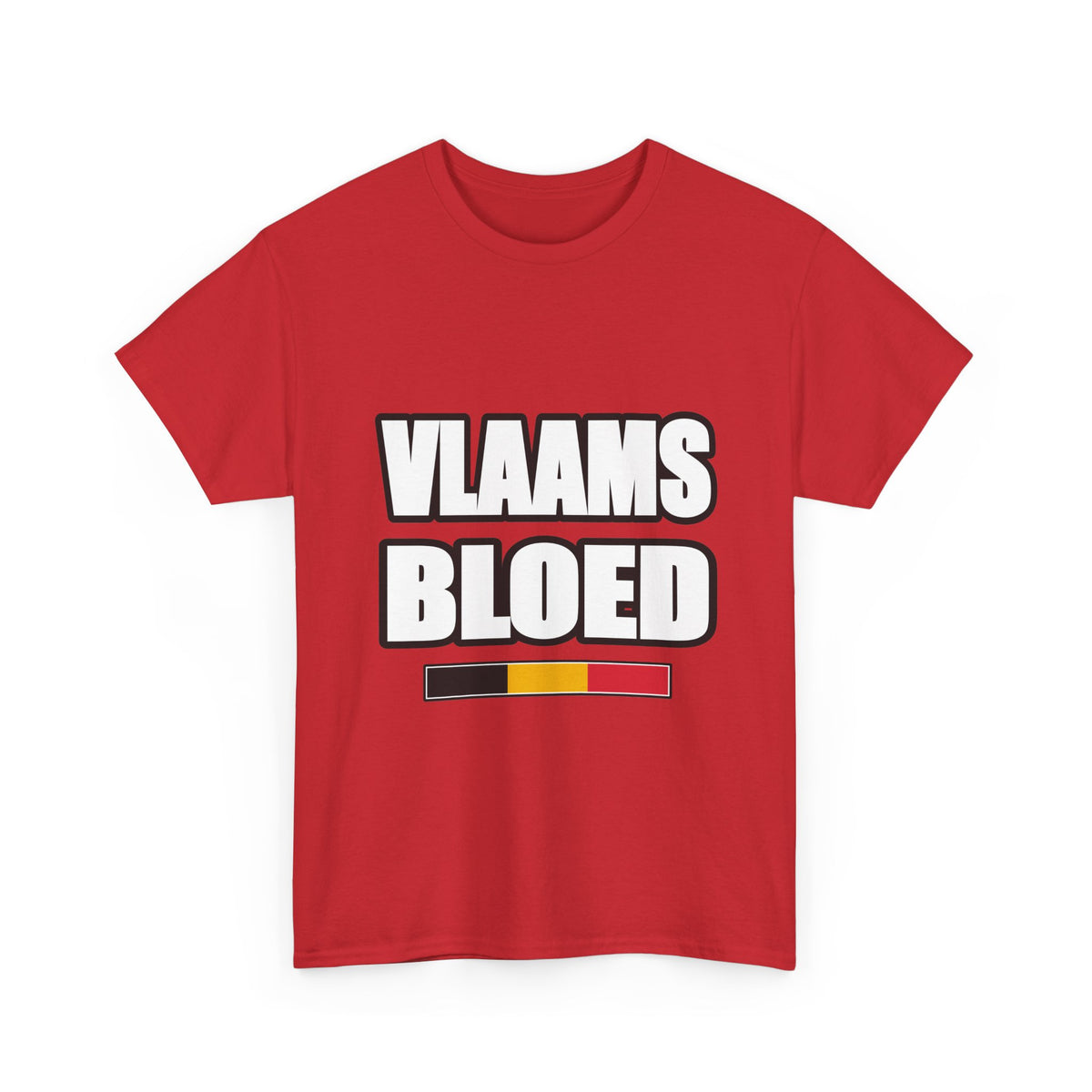 VLAAMS BLOED Unisex T-shirt | Stoere Letters | VlaamseKracht®
