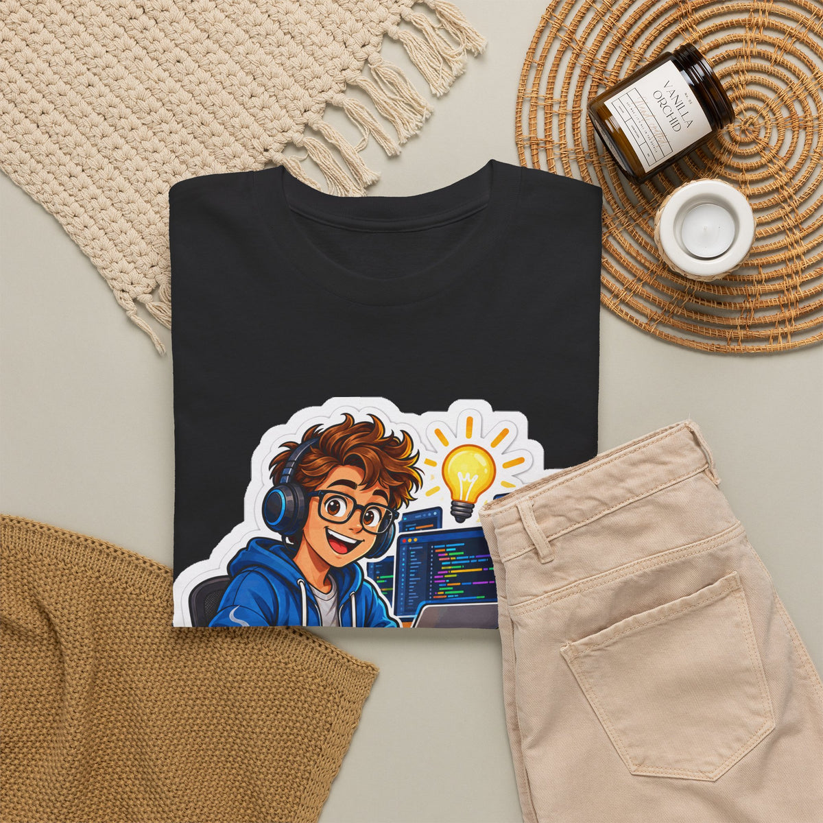 CODE VOOR MORGEN! Unisex T-shirt | De Programmeur | VlaamseKracht®