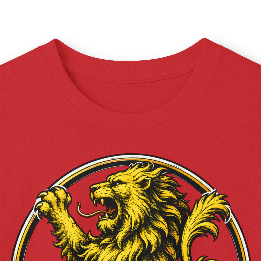 Premium Vlaamse Leeuw Vlaanderen Lion Crest Long Sleeve Tee | VlaamseKracht®