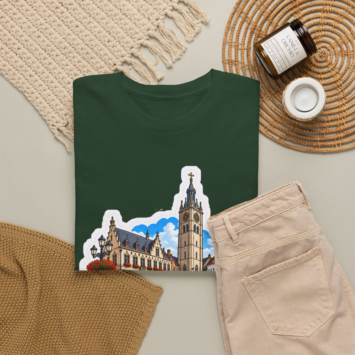 TIELT Unisex T-shirt | Vlaamse Stad | VlaamseKracht®