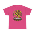 Premium Vlaamse Leeuw Vlaanderen Color Edition T-Shirt | In Hart en Daad | Unisex  | VlaamseKracht®