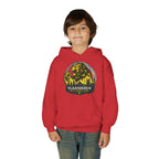 Premium Vlaamse Leeuw Youth Heavy Blend Hooded Sweatshirt | VlaamseKracht®