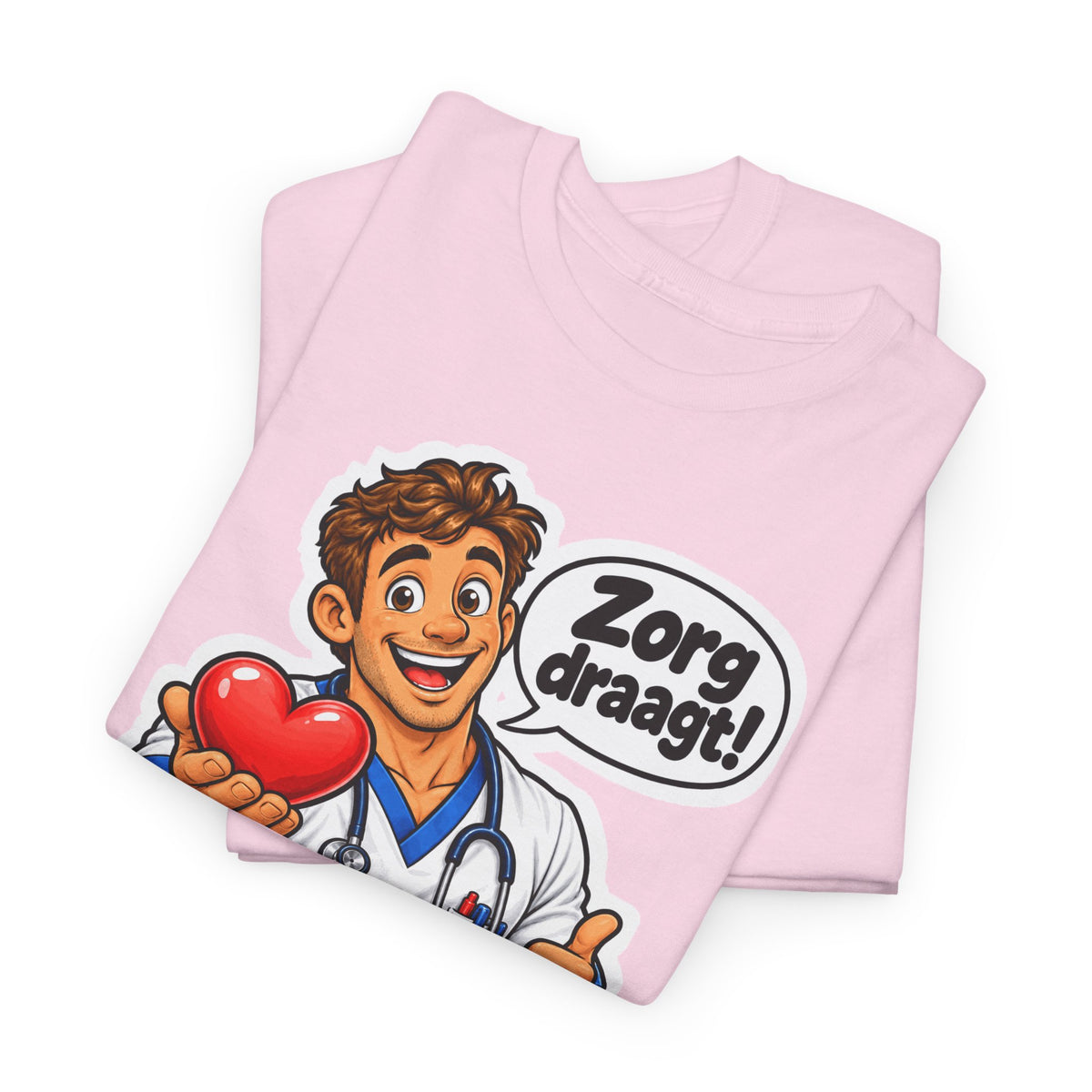 ZORG DRAAGT! Unisex T-shirt | De Verpleger | VlaamseKracht®