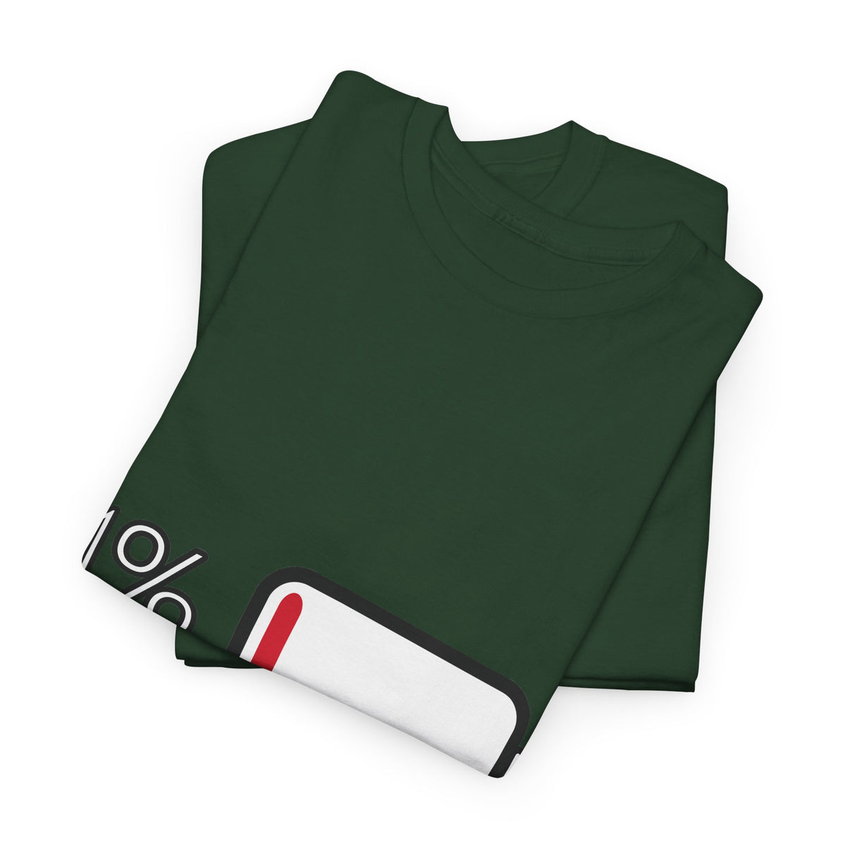 1% Maandag Unisex T-shirt | Vlaamse Humor | VlaamseKracht®