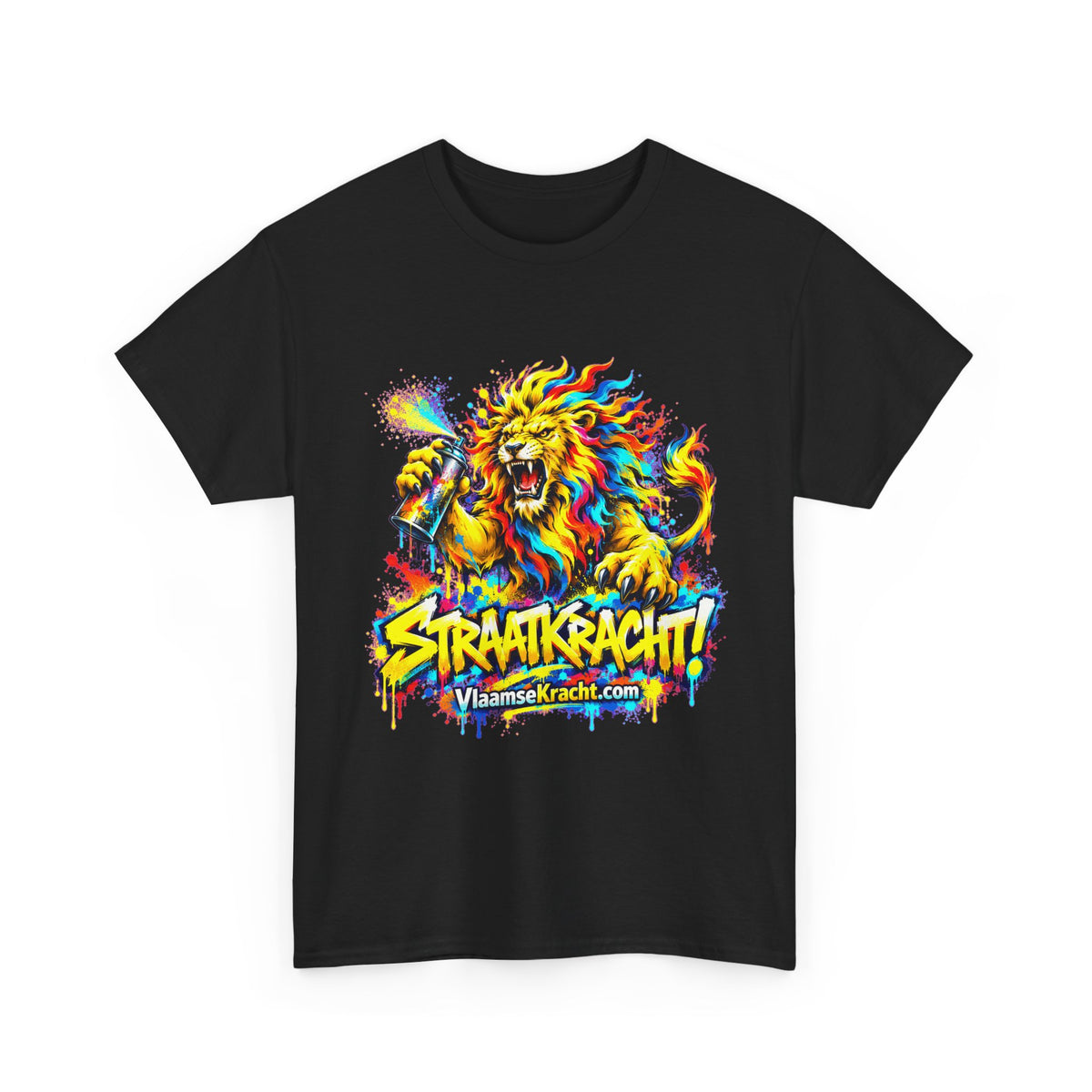 STRAATKRACHT! Unisex T-shirt | Graffiti | VlaamseKracht®