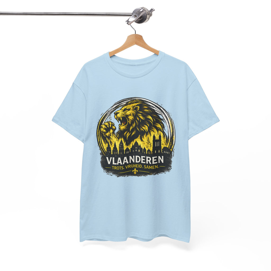 Premium Vlaamse Leeuw Vlaanderen T-Shirt – In Hart en Daad | VlaamseKracht®
