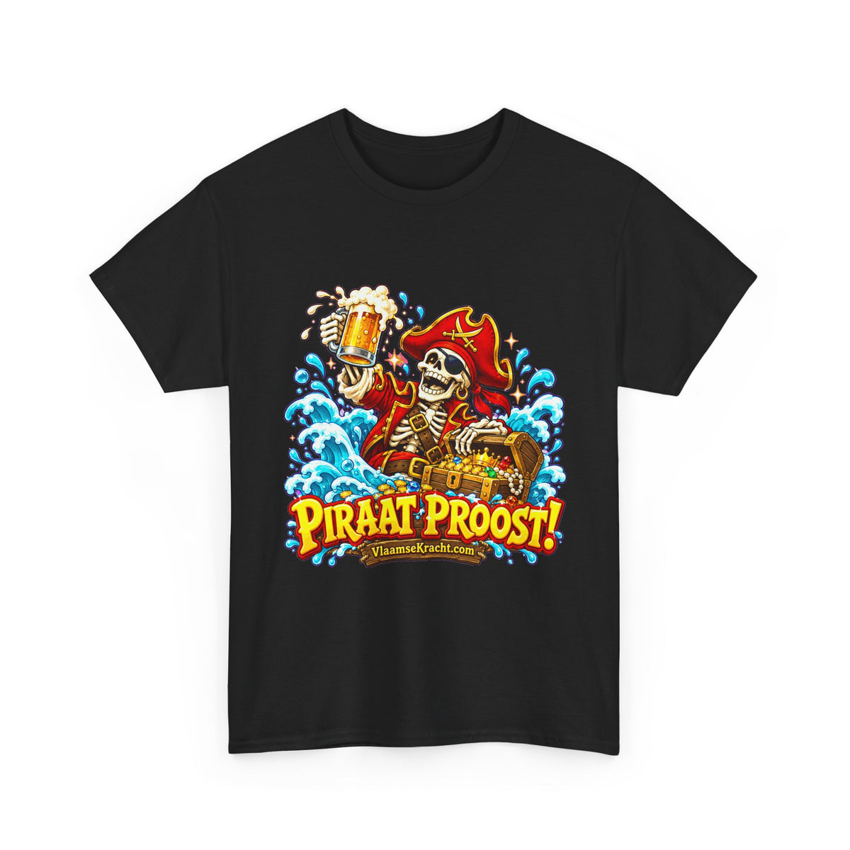 PIRAAT PROOST! Unisex T-shirt | Cartoon | VlaamseKracht®