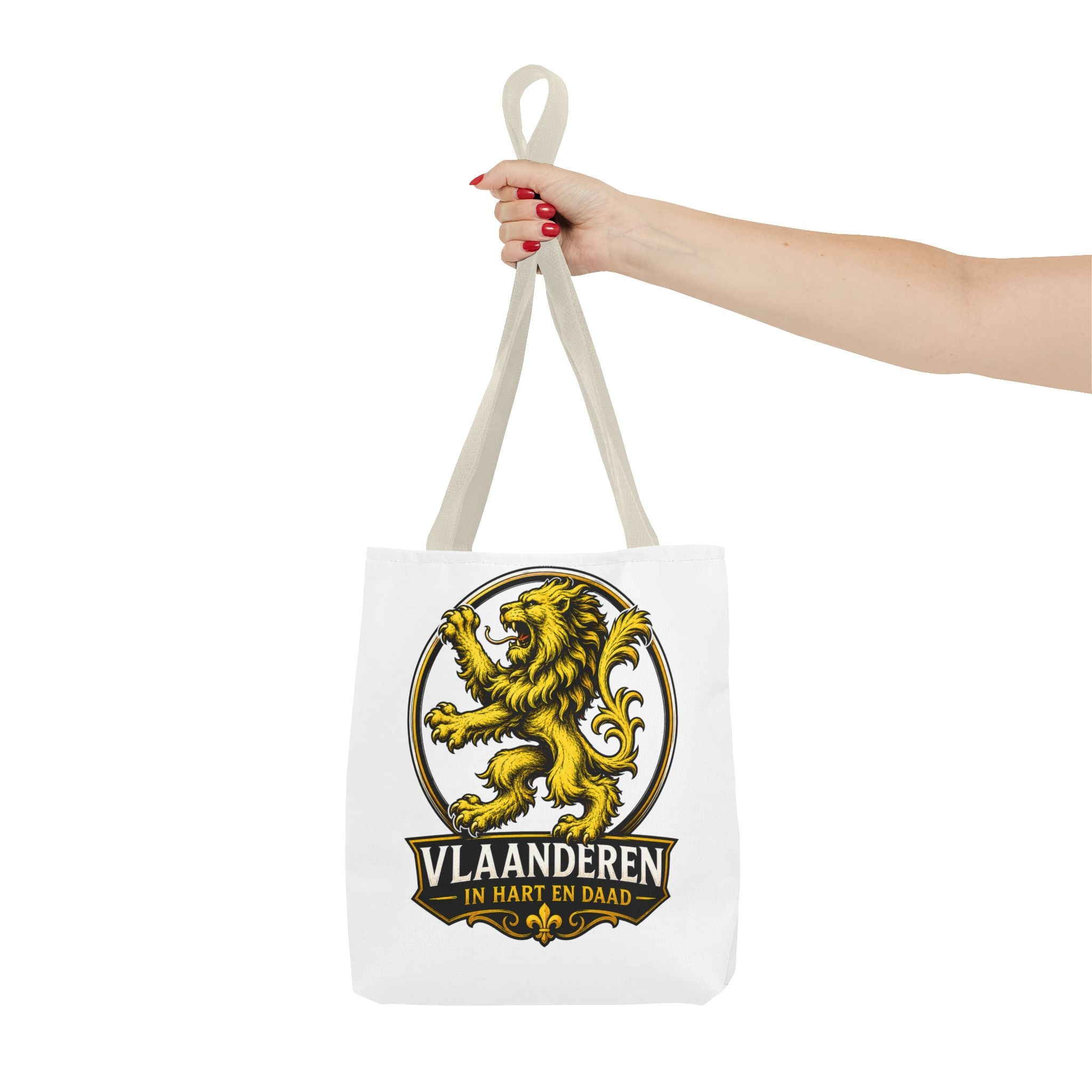 Premium Vlaamse Leeuw Tote Bag (AOP) | VlaamseKracht®