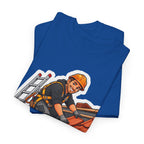 DROOG BOVEN HET HOOFD! Unisex T-shirt | De Dakwerker | VlaamseKracht®