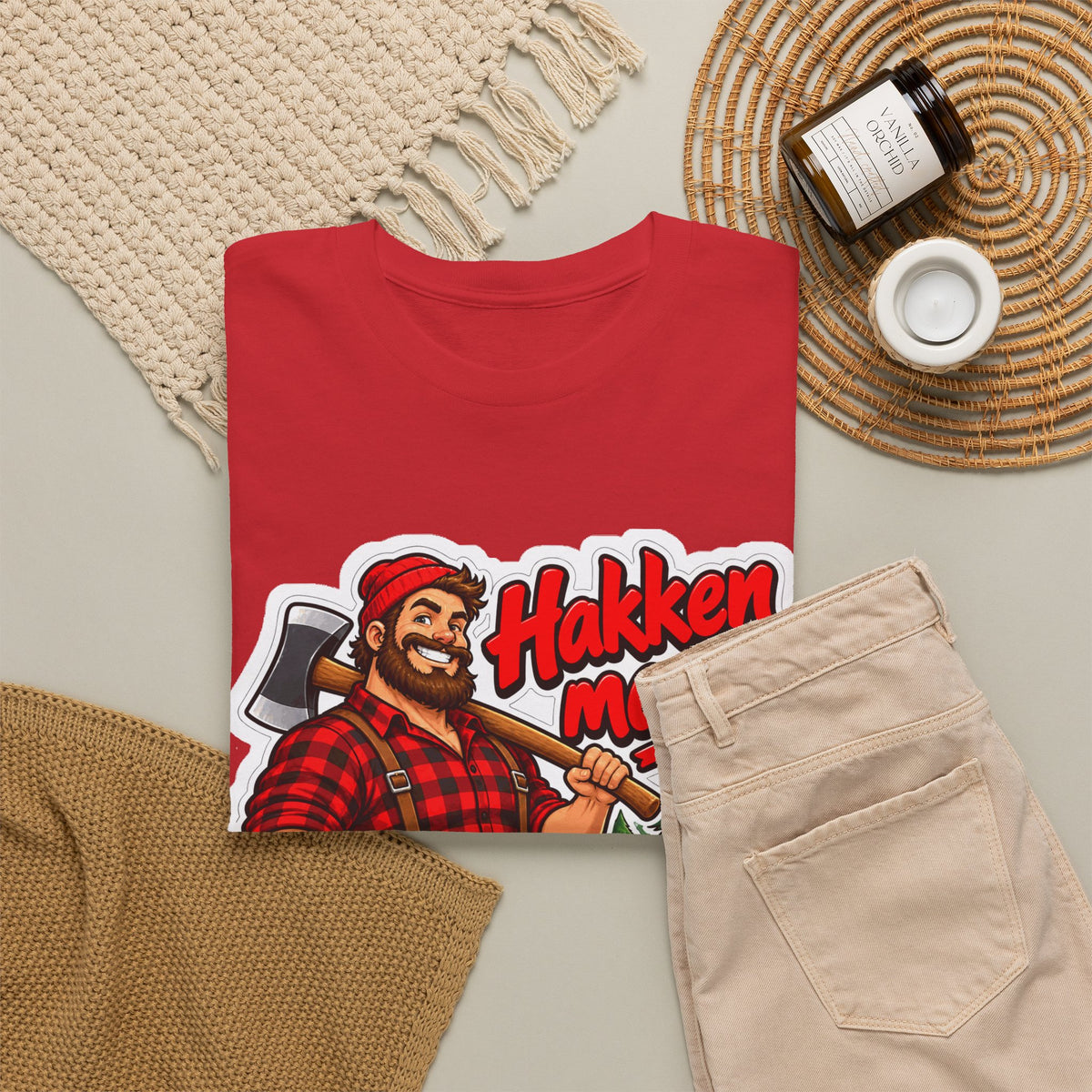 HAKKEN MAAR! Unisex T-shirt | De Houthakker | VlaamseKracht®