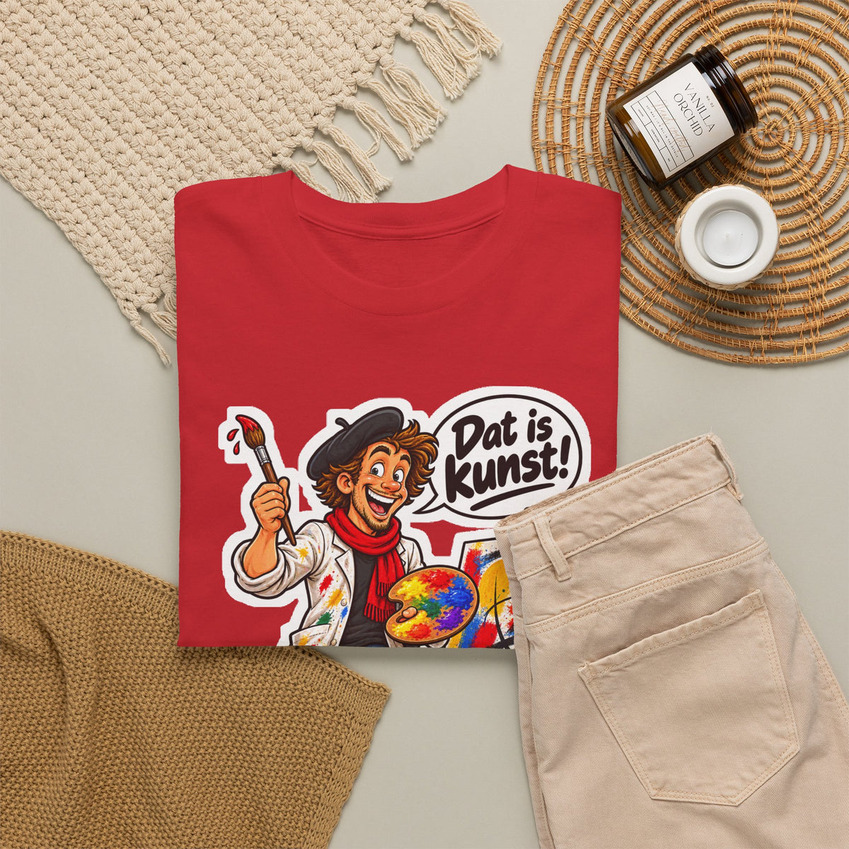 DAT IS KUNST! Unisex T-shirt | De Kunstenaar | VlaamseKracht®