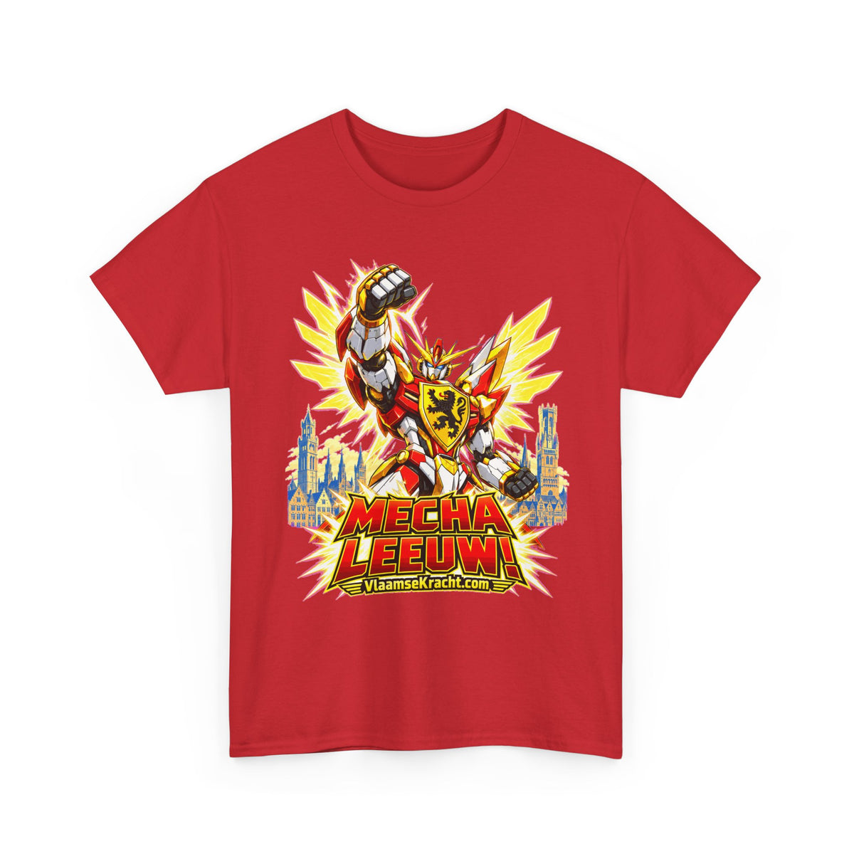MECHA LEEUW! Unisex T-shirt | Anime | VlaamseKracht®
