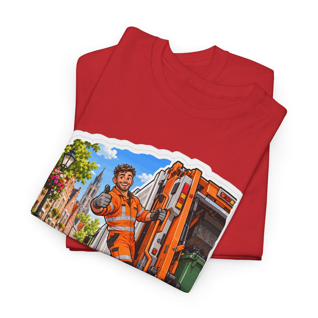 PROPER EN TROTS! Unisex T-shirt | De Afvalophaler | VlaamseKracht®