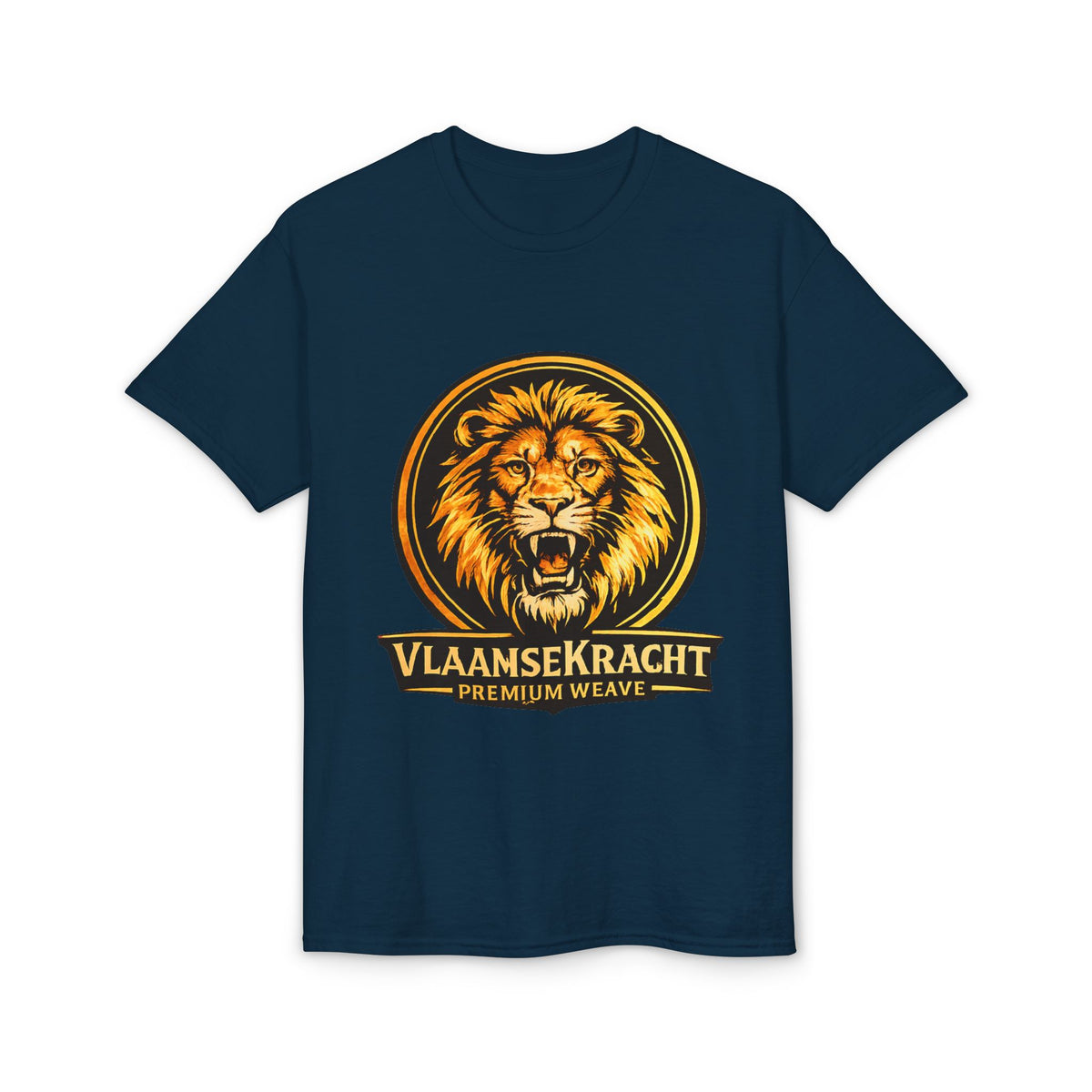 VlaamseKracht Roaring Lion Graphic T-Shirt — Premium Belgian Pride Tee