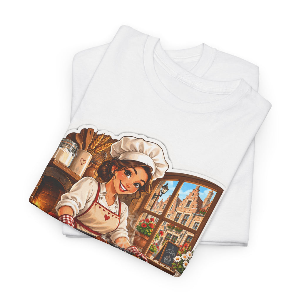 AMBACHT MET LIEFDE! Unisex T-shirt | De Bakster | VlaamseKracht®
