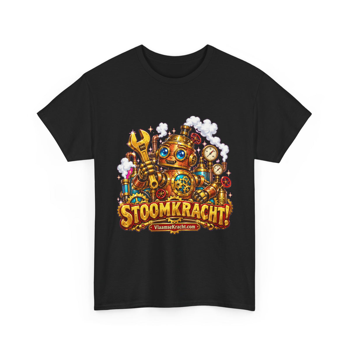 STOOMKRACHT! Unisex T-shirt | Steampunk | VlaamseKracht®