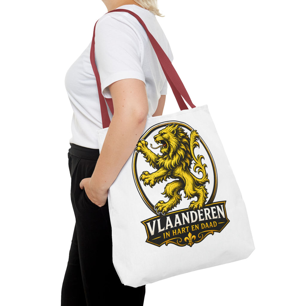 Premium Vlaamse Leeuw Tote Bag (AOP) | VlaamseKracht®