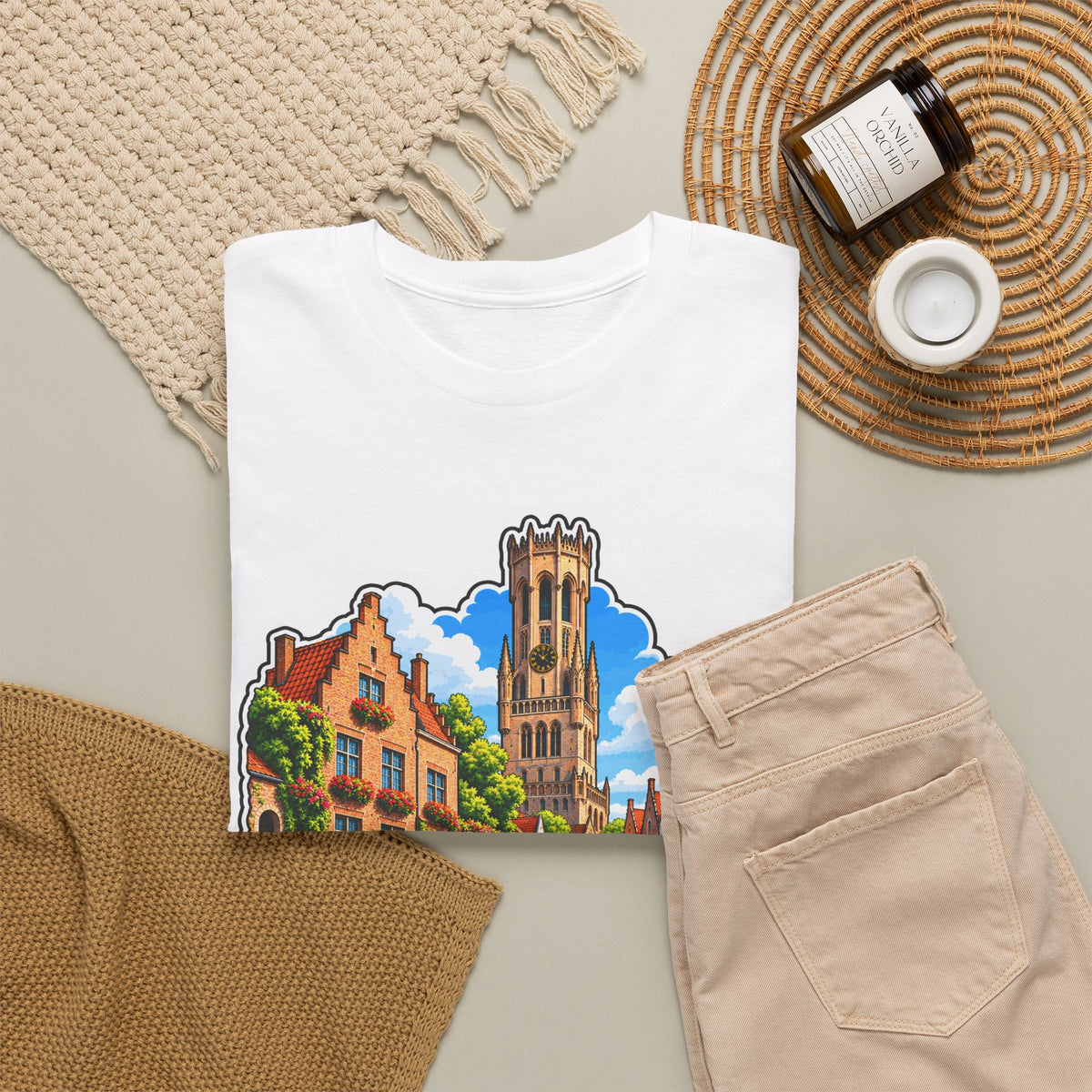 BRUGGE Unisex T-shirt | Vlaamse Stad | VlaamseKracht®