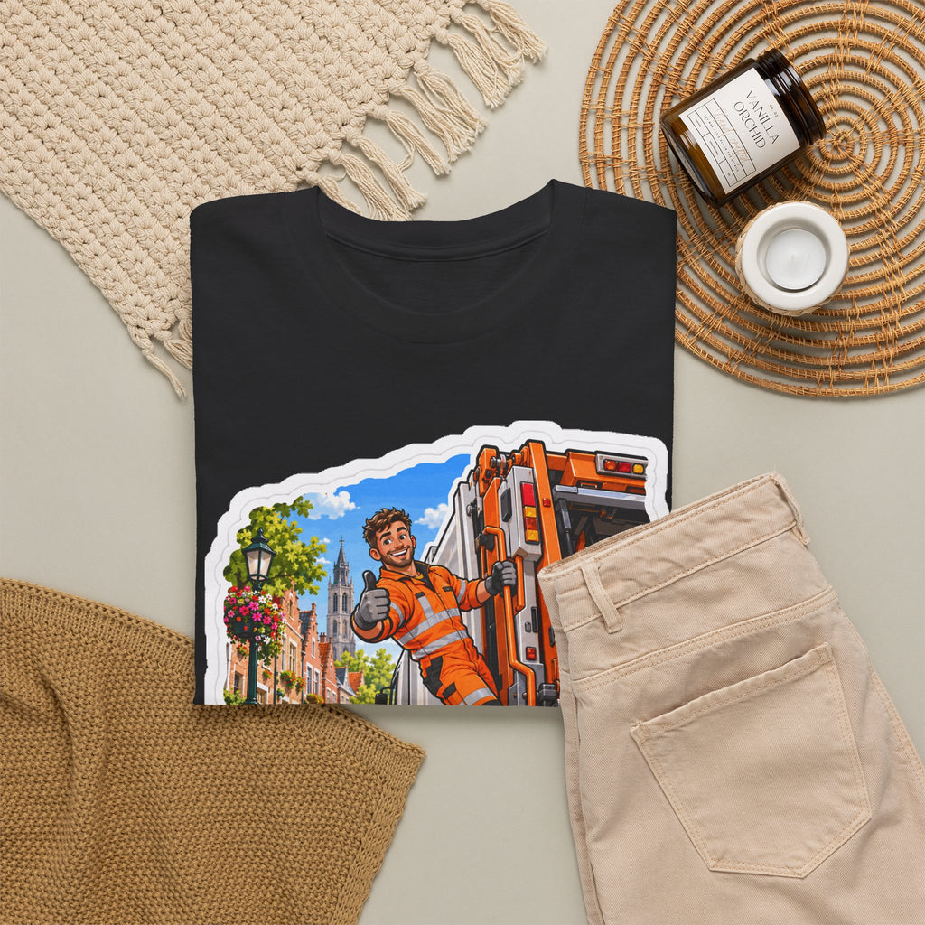 PROPER EN TROTS! Unisex T-shirt | De Afvalophaler | VlaamseKracht®