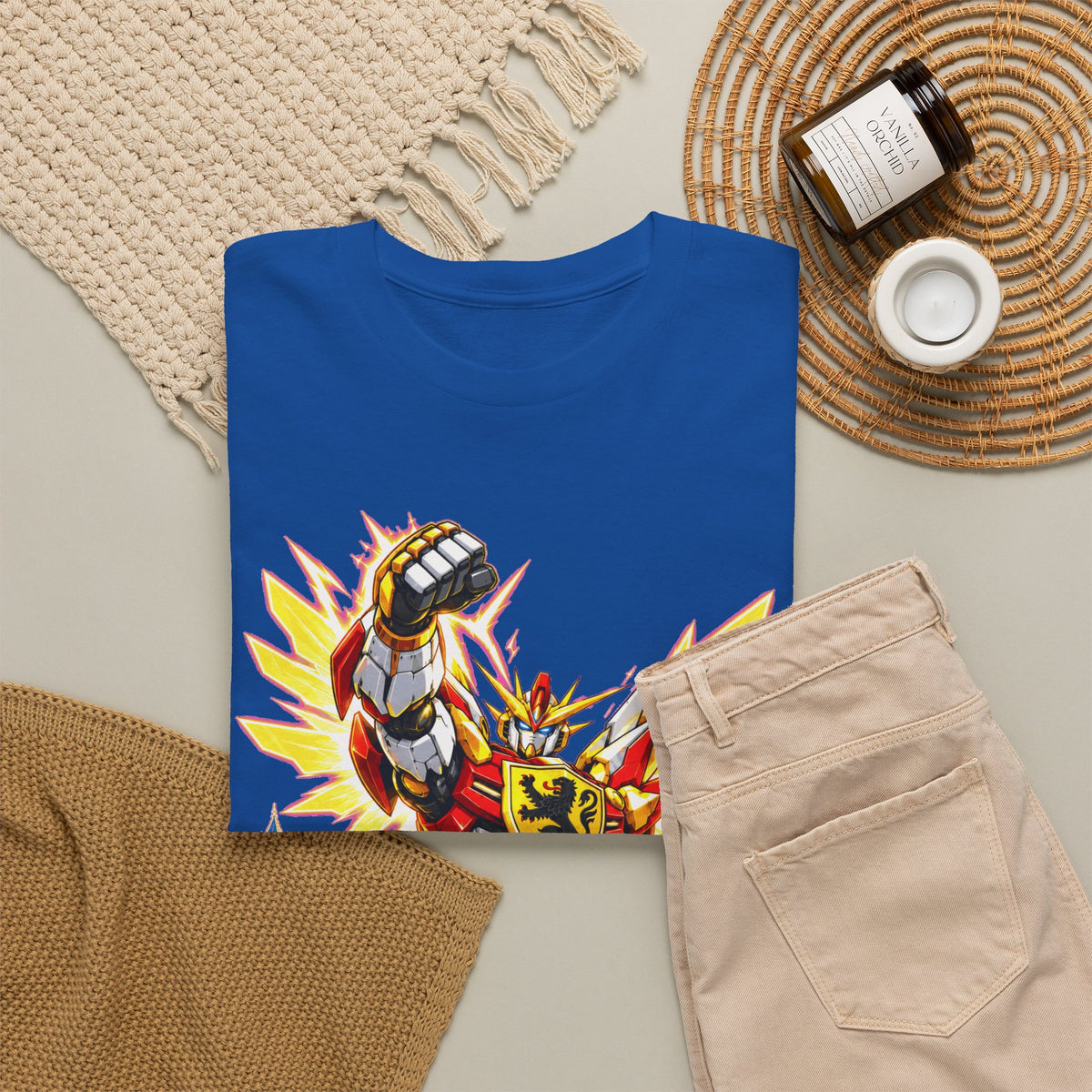 MECHA LEEUW! Unisex T-shirt | Anime | VlaamseKracht®