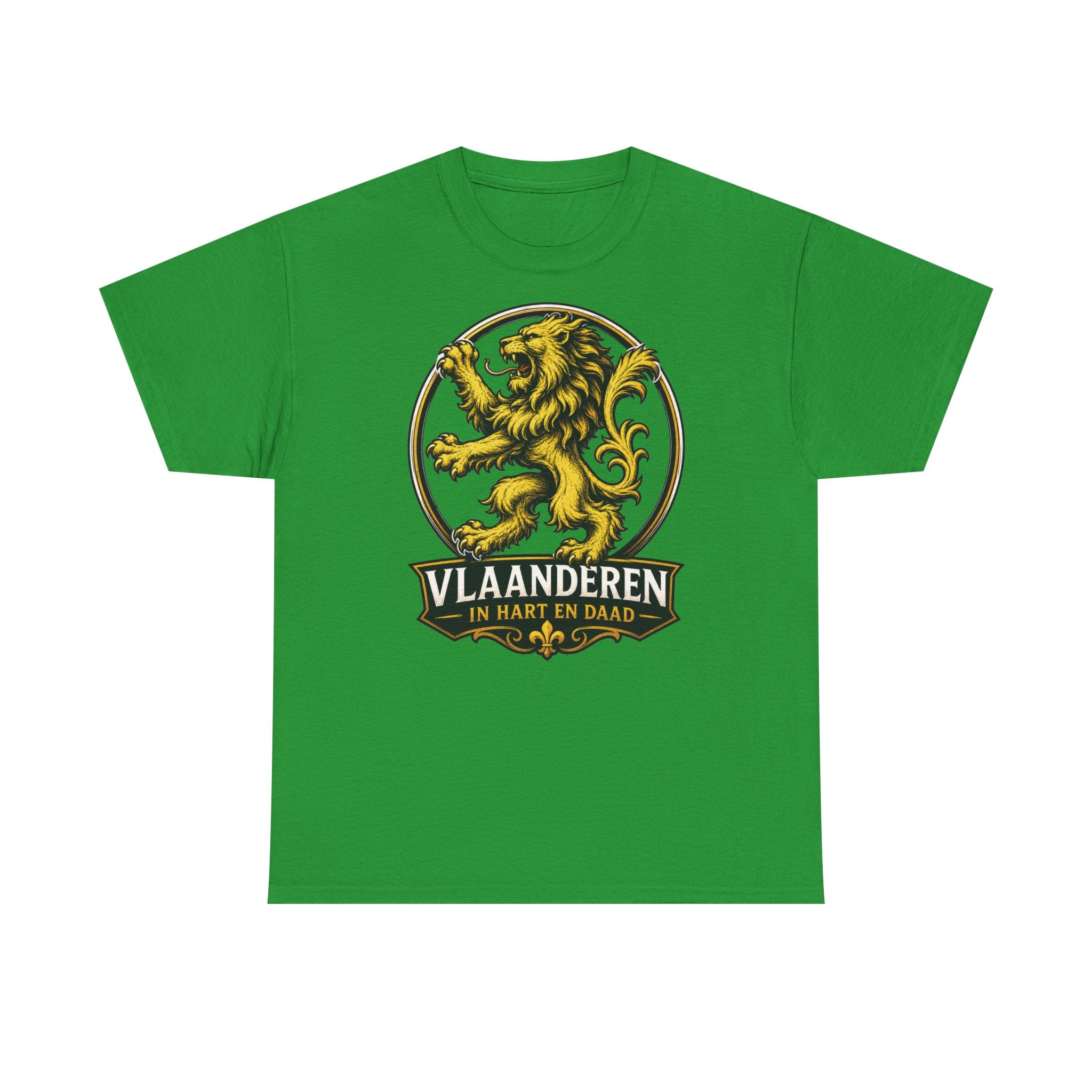 Premium Vlaamse Leeuw Vlaanderen Color Edition T-Shirt | In Hart en Daad | Unisex  | VlaamseKracht®