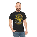 Premium Vlaamse Leeuw Vlaanderen Color Edition T-Shirt | In Hart en Daad | Unisex  | VlaamseKracht®
