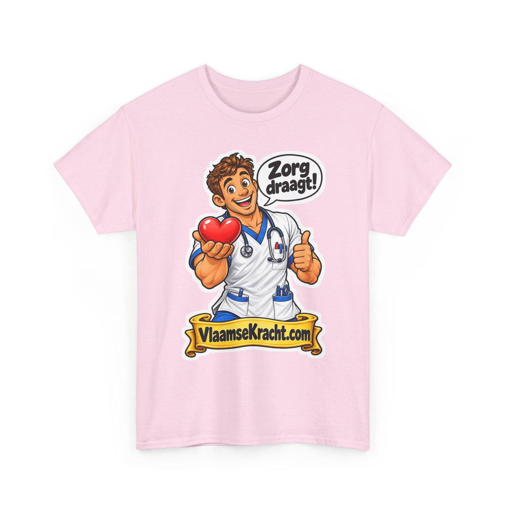 ZORG DRAAGT! Unisex T-shirt | De Verpleger | VlaamseKracht®