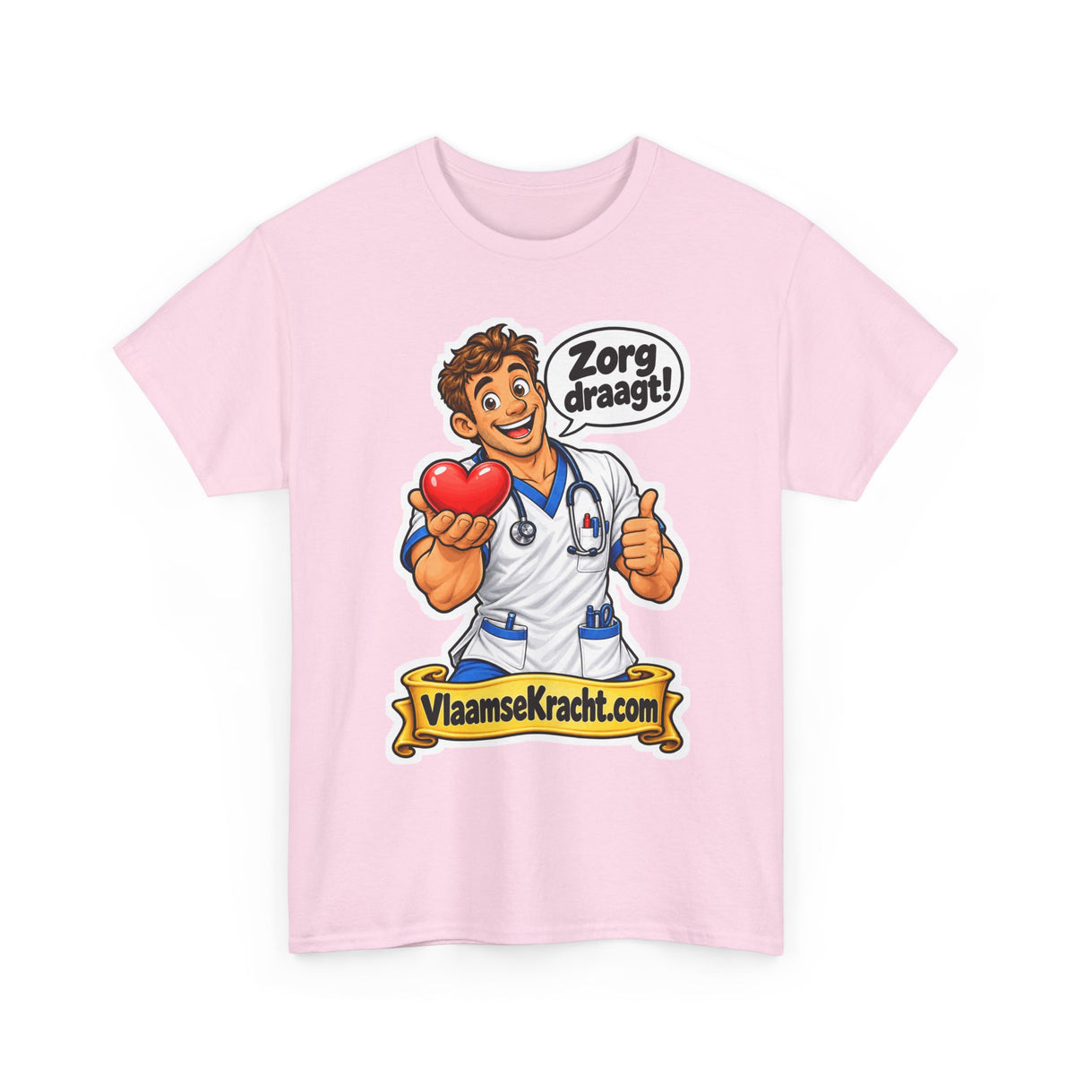 ZORG DRAAGT! Unisex T-shirt | De Verpleger | VlaamseKracht®
