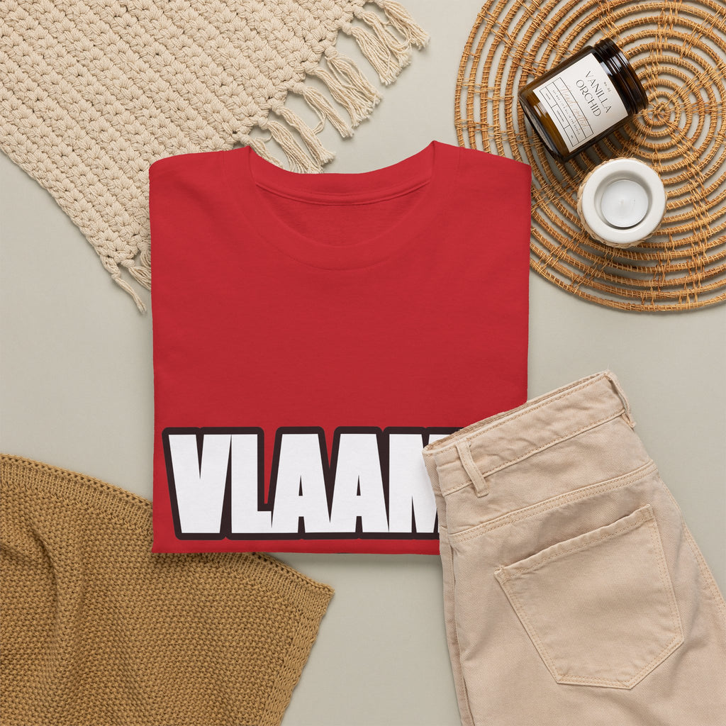 VLAAMS BLOED Unisex T-shirt | Stoere Letters | VlaamseKracht®