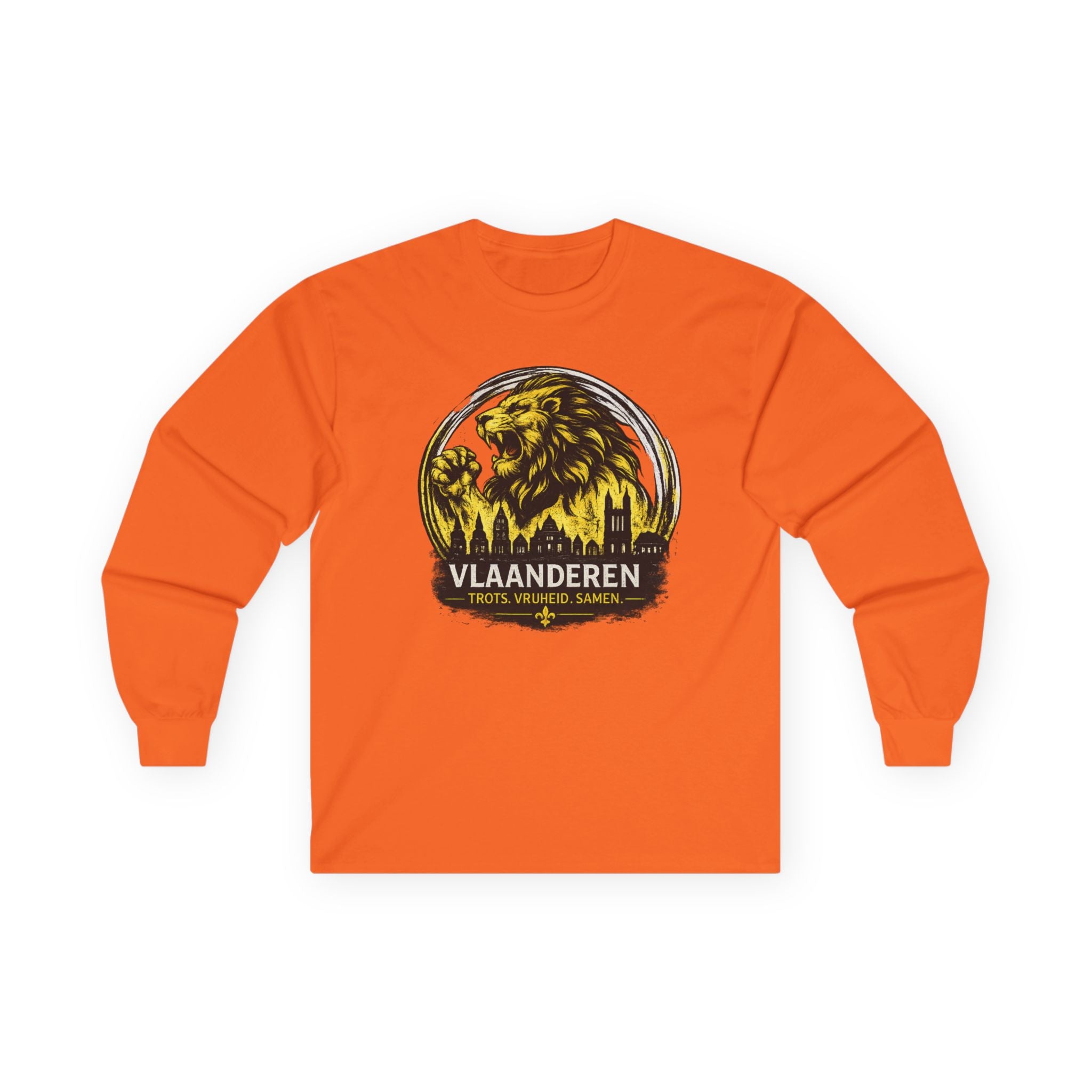 Vlaanderen Lion Crest Long Sleeve Tee