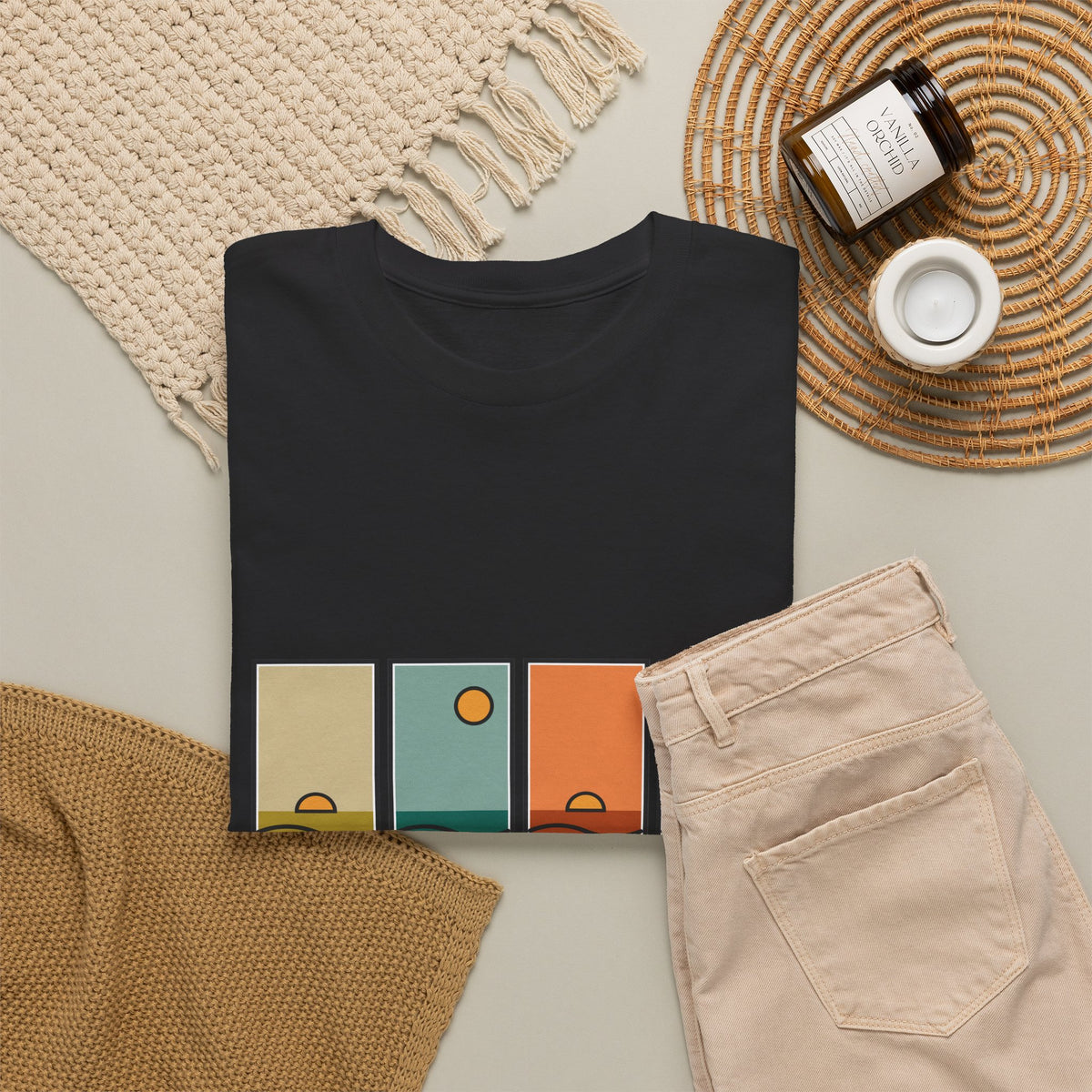 Noordzee Unisex T-shirt | Vier Momenten | VlaamseKracht®