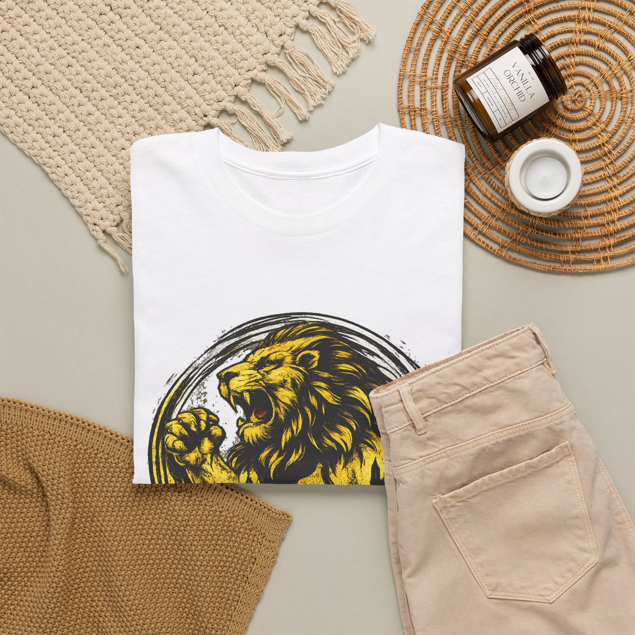 Premium Vlaamse Leeuw Vlaanderen T-Shirt – In Hart en Daad | VlaamseKracht®