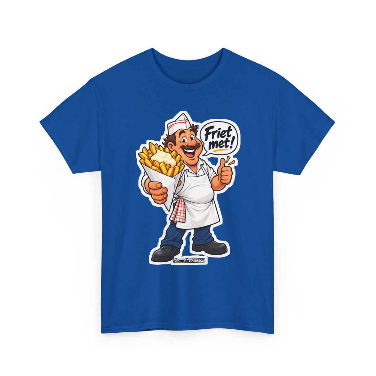 FRIET MET! Unisex T-shirt | Vlaamse Frituur | VlaamseKracht®