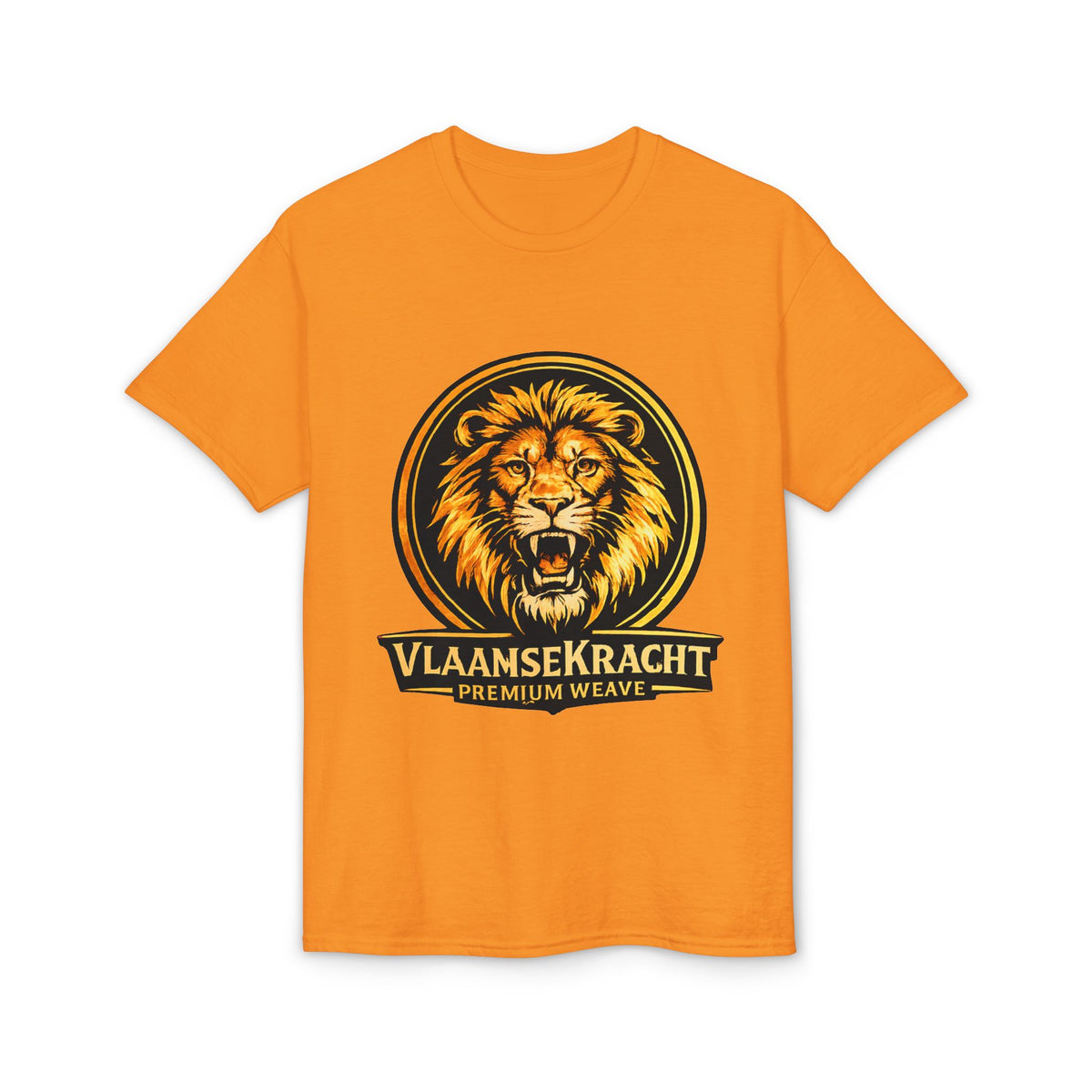 VlaamseKracht Roaring Lion Graphic T-Shirt — Premium Belgian Pride Tee